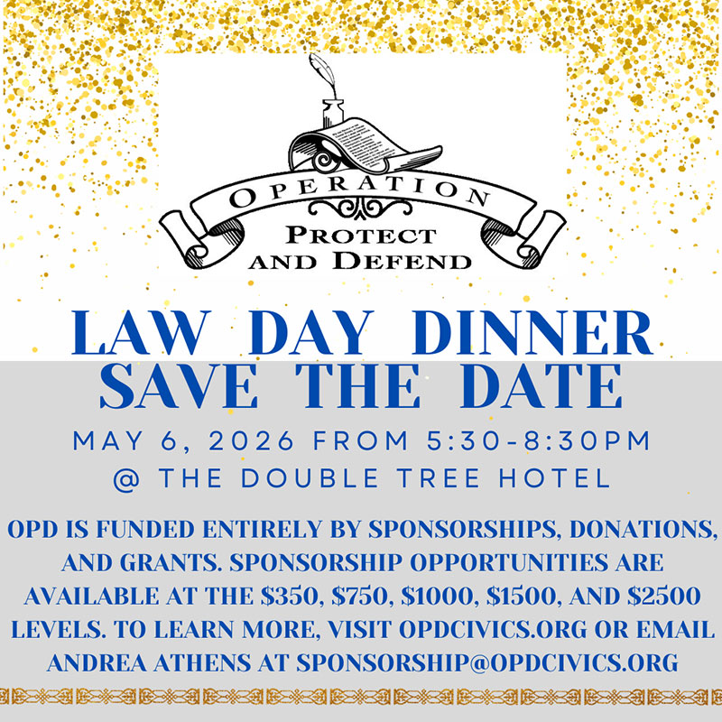 Law Day Dinner Flyer